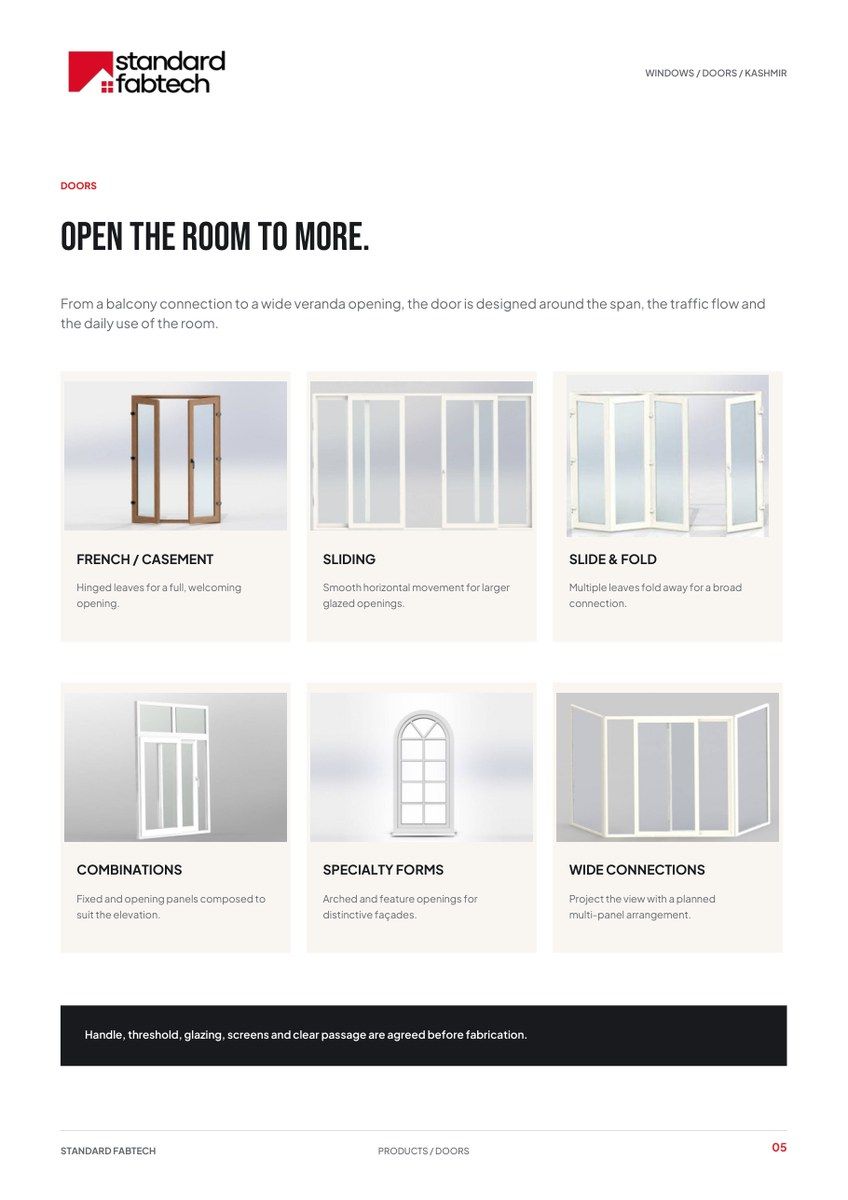 Company brochure, page preview 3