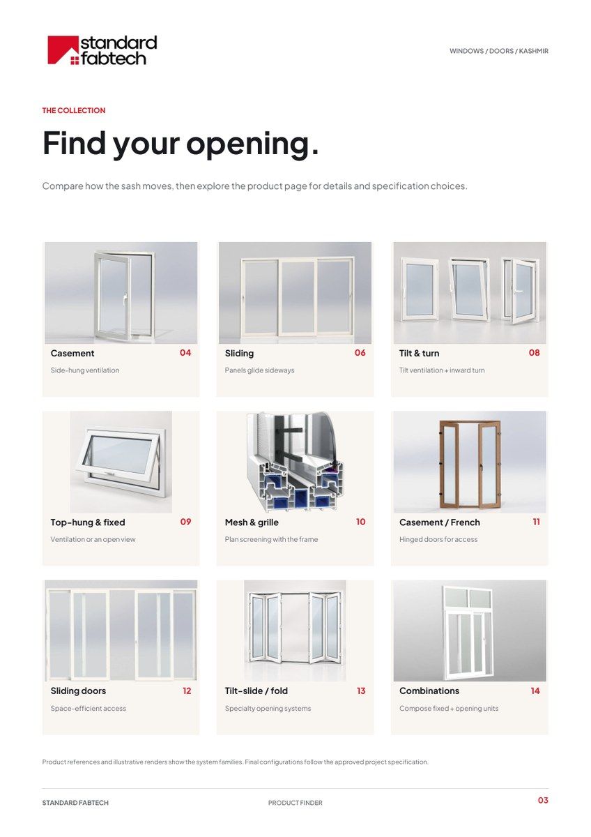 Product catalogue, page preview 3