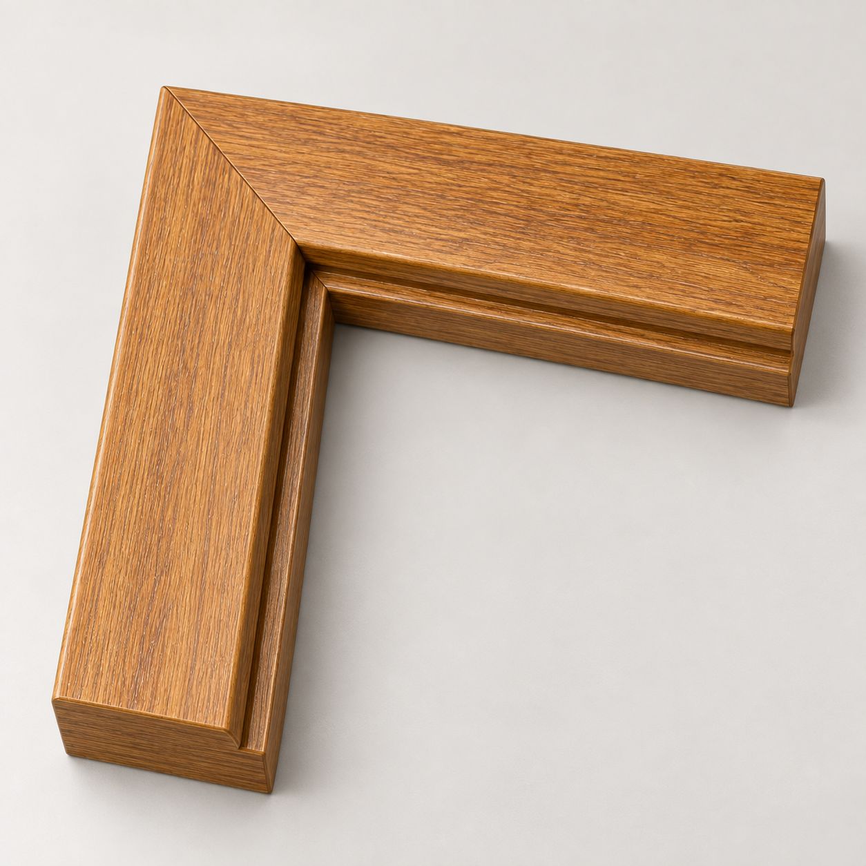 Golden oak frame finish (illustration)