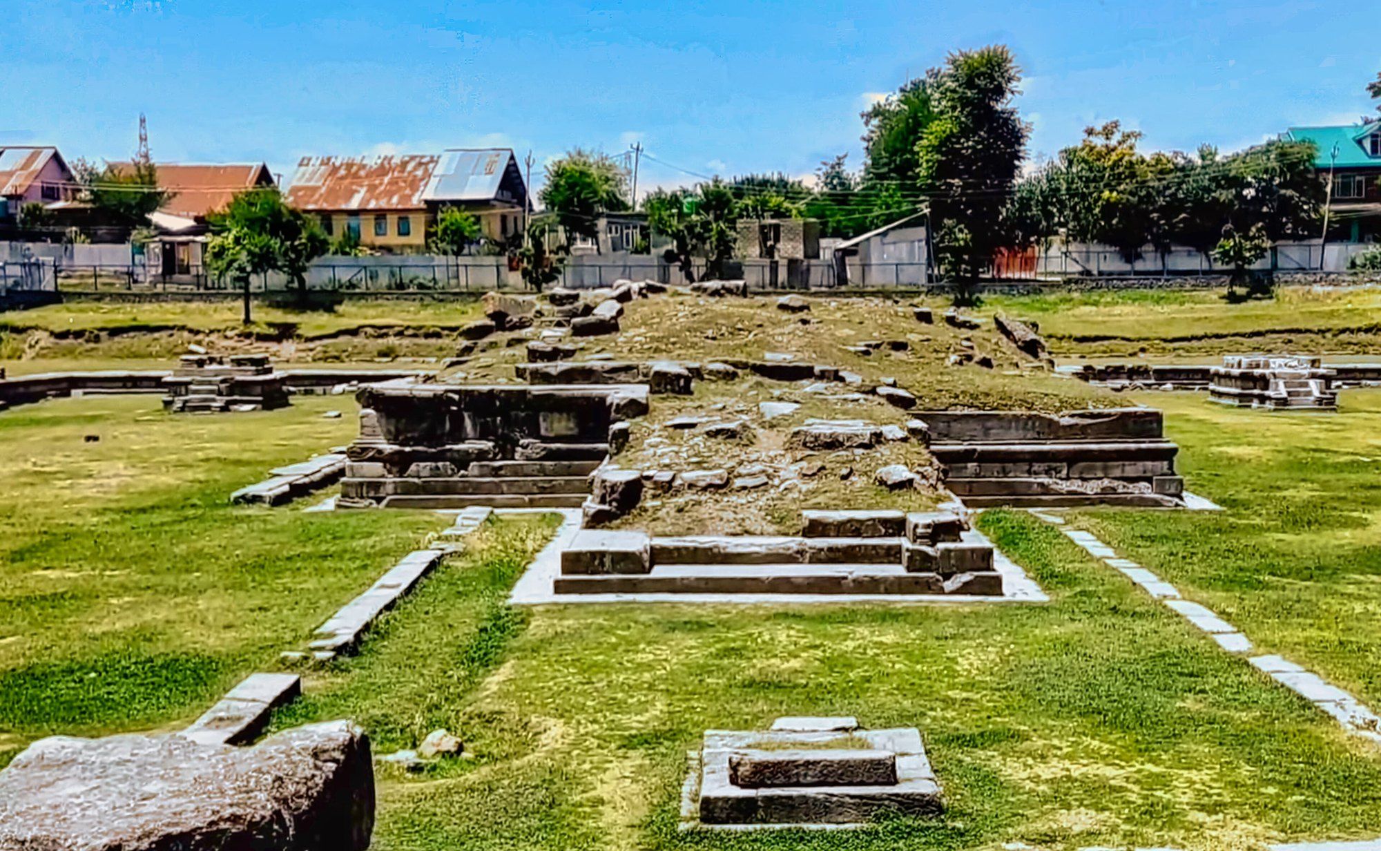 Ancient temple ruins at Tapar near Pattan